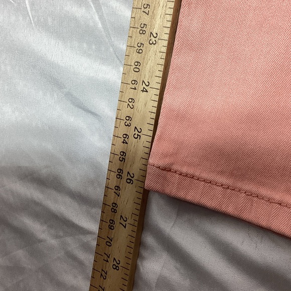 NWT SR vs Sandrine Rose the virgin label Women's Cropped Jeans in Soft Pink - Picture 13 of 15